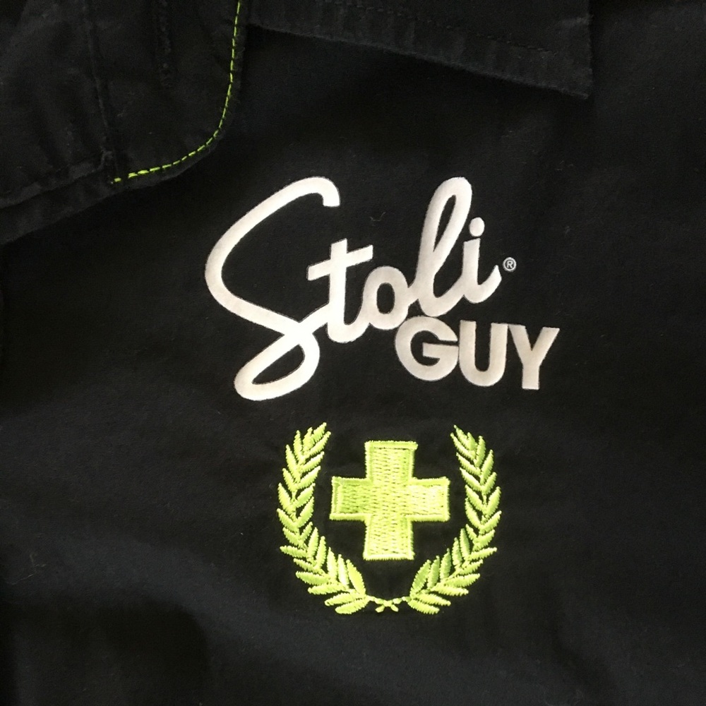 1 of 25 made Official Stoli Guy S/S button down